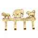 Brass Lion Elephant And Monkey Statue Key Clothes Holder
