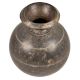 Black Indian Brass Loti Water Pot & Planter