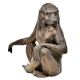 Funny Brass Sitting Monkey Home Decoration Statue
