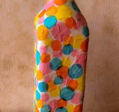 Designer Handcrafted Glass Bottle