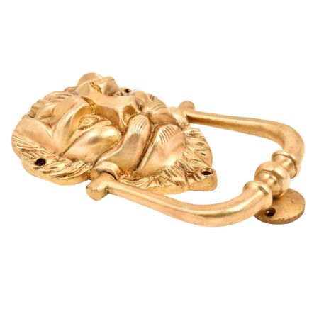 Hand Finished Majestic Lion Face Door knocker
