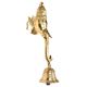 Brass Ganesha Long trunk  Face With Bell Wall Hanging