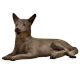 Handmade Sitting Heavy Brass Dog Home And Office Dcoration Statue