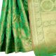Green Color Lichi 2 Tone Silk SareeÂ Weaved Saree With Blouse Piece