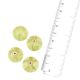 Light Green Marble Design Round Loose Glass Beads for Jewelry Making Craft (12 in Pack)