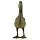 Solid Brass Standing Duck Home Decoration Statue