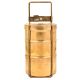 Indian Brass Three Compartment Tiffin box