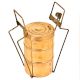 Indian Brass Three Compartment Tiffin box