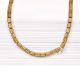 Fashion Jewelry Round Beads Gold Plated Brass Chain for Women And Girls (12 in Pack)