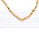 Fashion Jewelry Beads Gold Ball Plated Brass Chain for Women And Girls (12 in Pack)