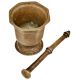 Brass Traditional Mortar & Pestle Ural for Medicine And Spices