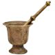 Brass Mortar and Pestle or Hama Dasta Set Spice Mixer For Kitchen