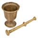 Hand MadeÂ Brass Mortar & Pestle ApothecaryÂ Spice Grinder