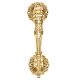 Ehnic Carved Brass Flower Base Door Handle For Main Door