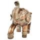 Brass Elephant Trunk Up Brass Figurines