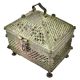 Tribal Jali Hut Brass Jewellery Box