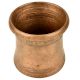 Copper Ganga Jamuna Round Panchamrit Pot