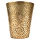 Handcrafted Mughal Style Floral Inlay Engraved Brass Glass