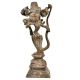 Brass Lord Ganesha Dancing on Sheshnag Home Decoration Statue