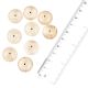 White Glass Round Spacer Beads DIY Jewelry Accessories (12 in Pack)