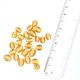 Pale Yellow Handmade Oval Wholesale Spacer Loose Beads And Jewelry Making (12 in Pack)