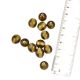 Hunter Green  Round Ball Shaped Hand Made Loose Glass Beads For Making Jewelry (12 in Pack)
