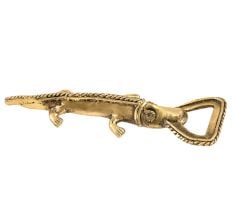 Crocodile Design Brass Bottle Opener