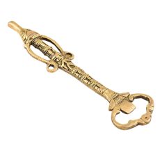 Brass Bottle Openers Depicting Mayan Civilization Bull Face