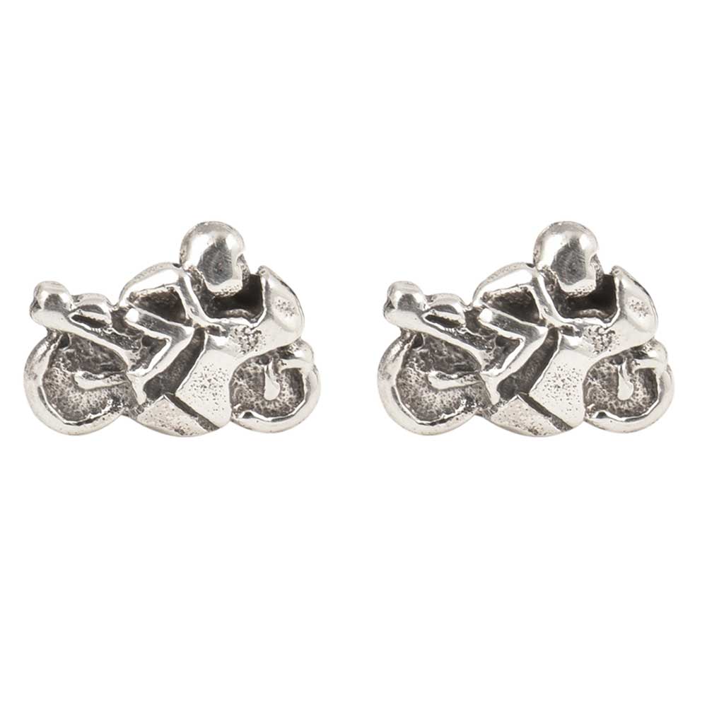 silver boy earrings