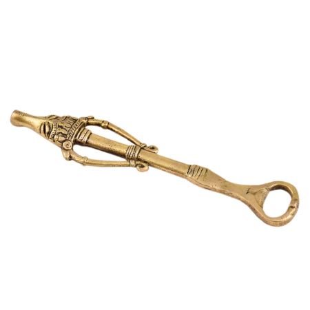 Brass Tribal Bull Bottle Opener