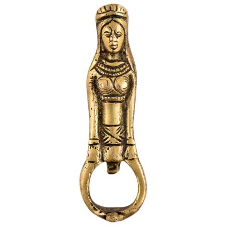 Brass Tribal Queen Bottle Opener
