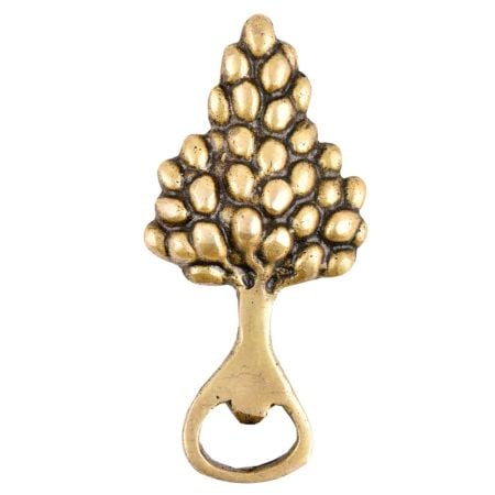 Grapes Brass Bottle Opener