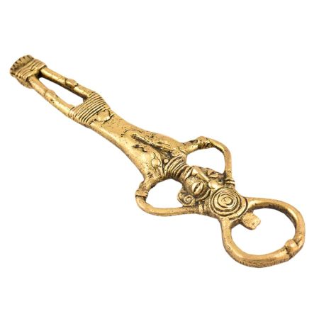 Tribal Lady Brass Bottle Opener