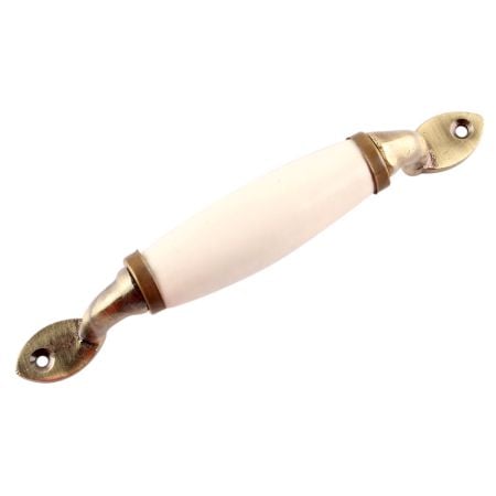 Cream Small Ceramic Antique Door Handles