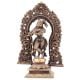 Standing Krishna Statue With Floral Prabhavali