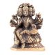Handmade  Bronze Gayatri Statue with 5 Faces Worship Statue