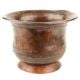 Traditional Simple Engravings Brass Water Vessel With A wide Mouth