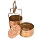 Beautiful Shape 2 Compartment Brass Lunch Box Tiffin Box
