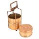 Old Rare 3 Tier Brass Food Box Tiffin Box With Lock System