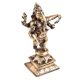 Lord Ganesha Figurine Brass Finely Engraved Dancing