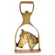 Brass Bottle Opener Horse Saddle Stirrup Horse Head In Center