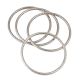 Simple 92.5 Sterling Silver Bangle Bracelet for Women/Girls (Set Of 4)