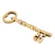 Brass Key Bottle Opener in Gold Finish