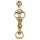 Brass Bottle Head Tribal Man Big Nose Bottle Opener