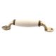 Cream Small Ceramic Antique Door Handles