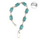 Sterling Silver Bracelet Square Turquoise Hand Crafted Bracelet