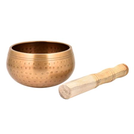 Hand Made Golden Singing Brass Metal Bowl