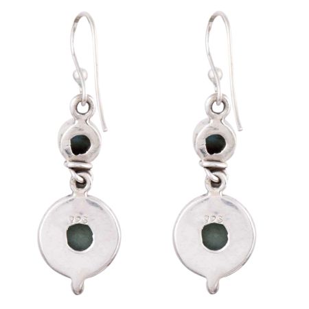 92.5 Sterling Silver Earrings Turquoise Gemstone Earrings