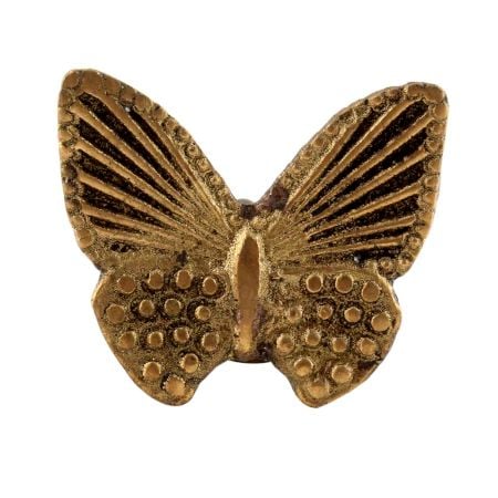 Butterfly Brass Cabinet Knob