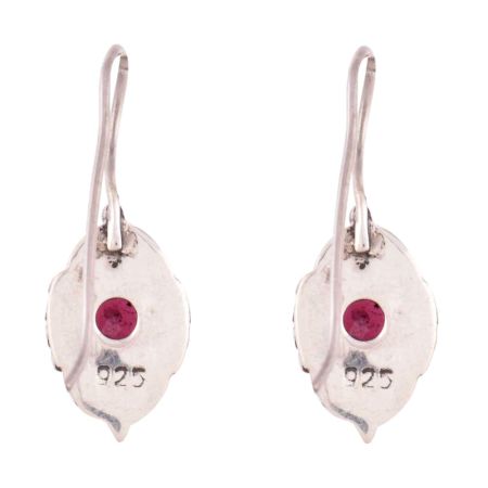 92.5 Silver Sterling Earrings Purple Amethyst Daily Wear Earrings